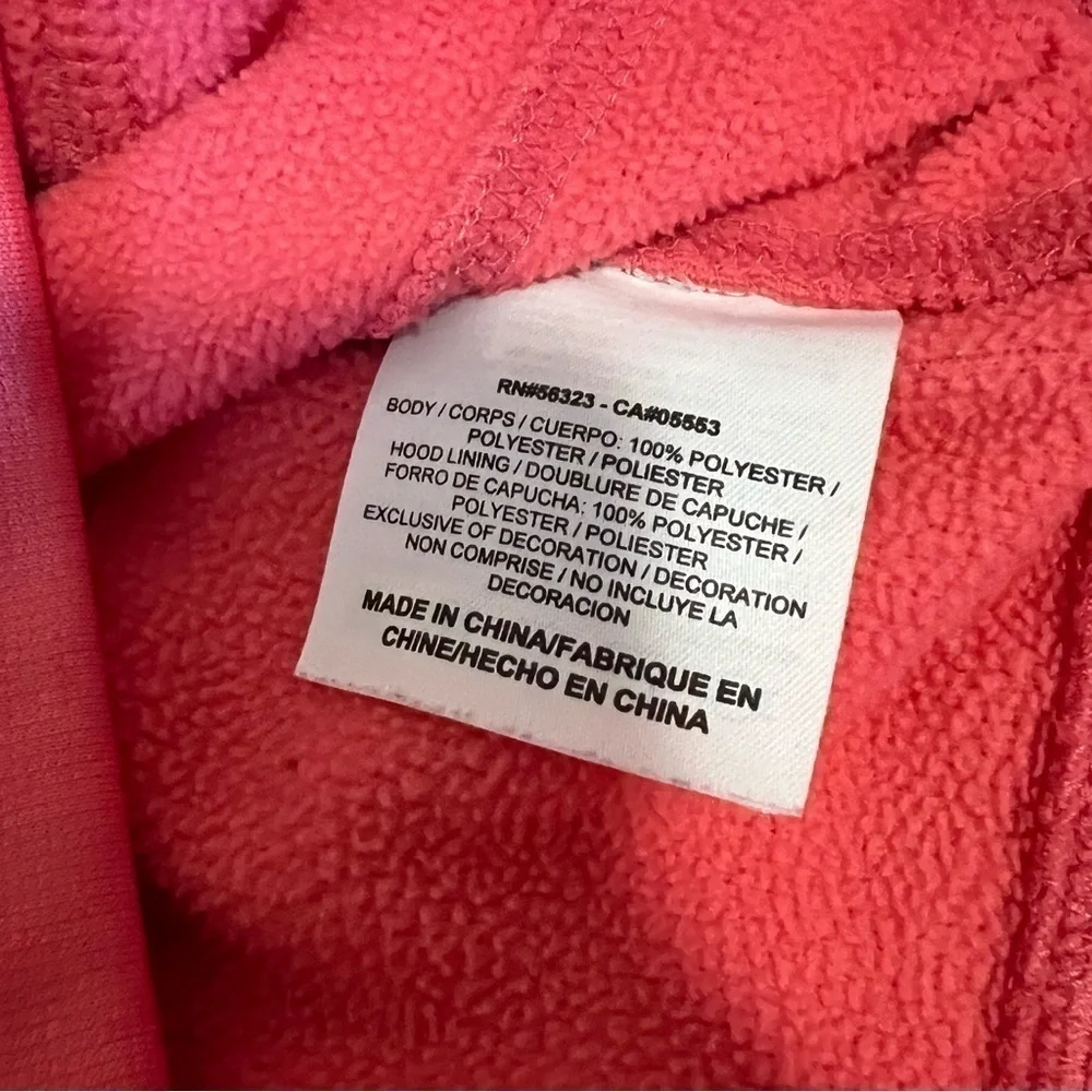 NIKE Hoodie Pink Swoosh Long Sleeve THERMA FIT Comfy L Fleece Lined